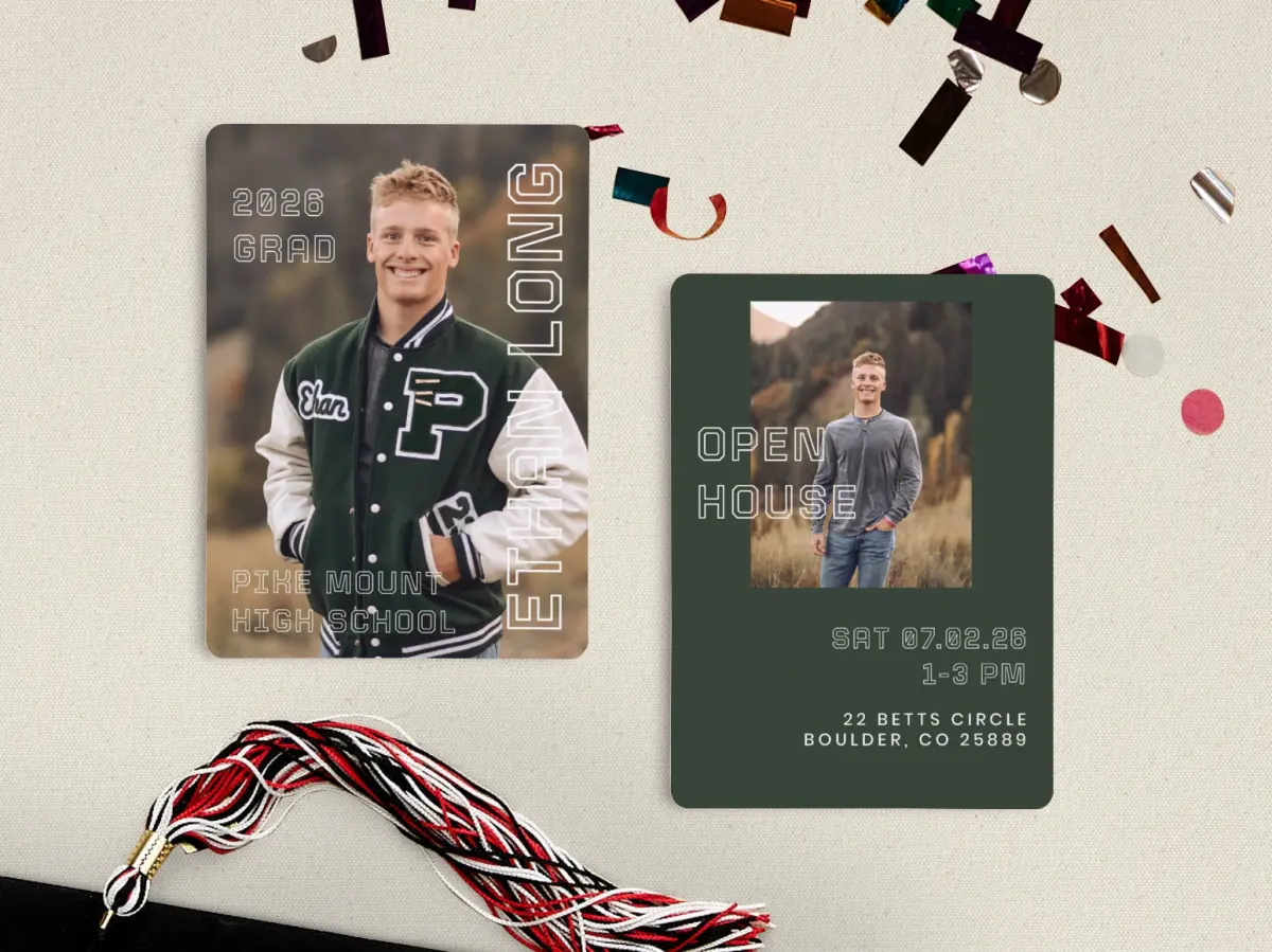 Grad Card Back