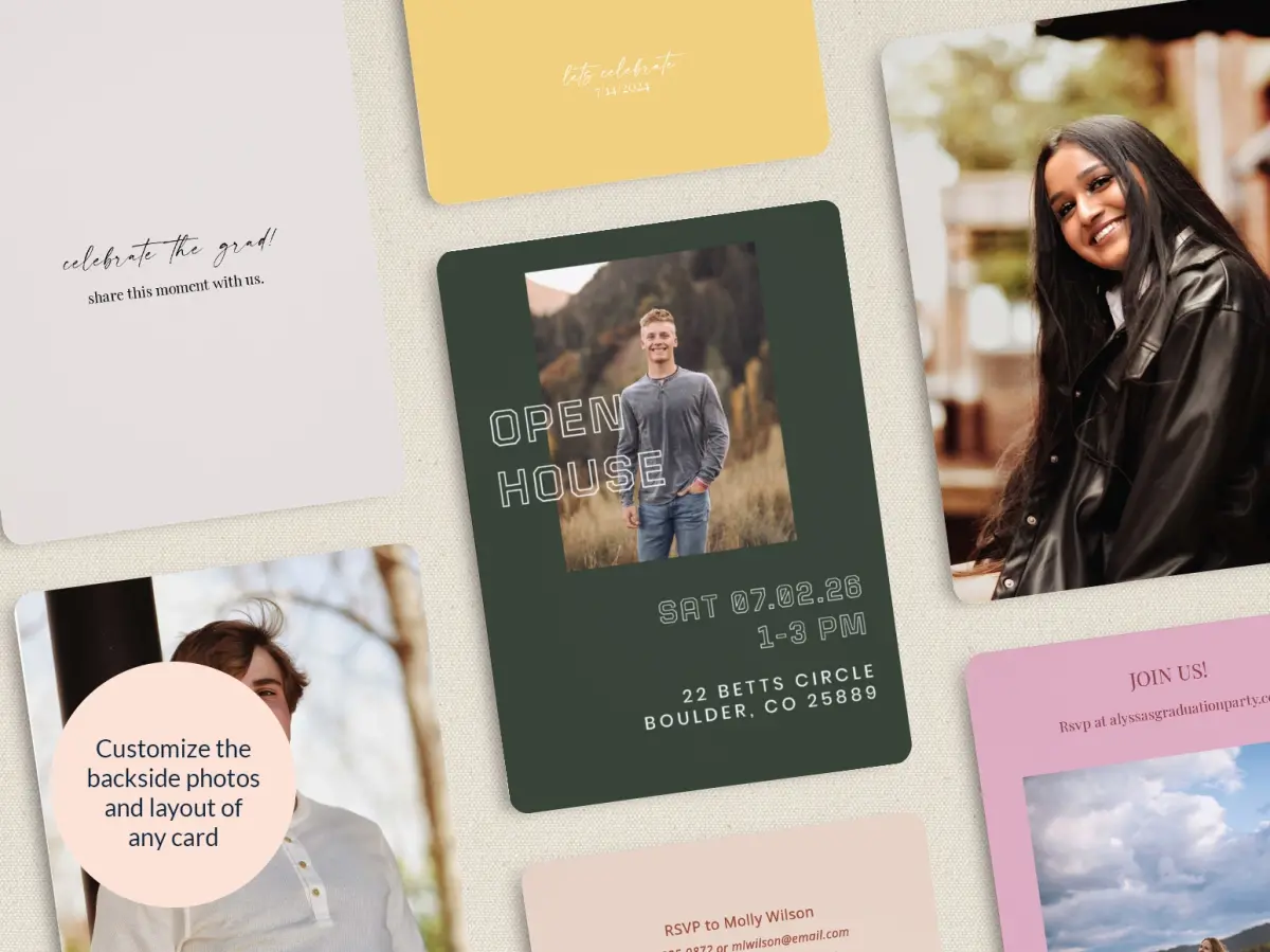 Grad Card Back