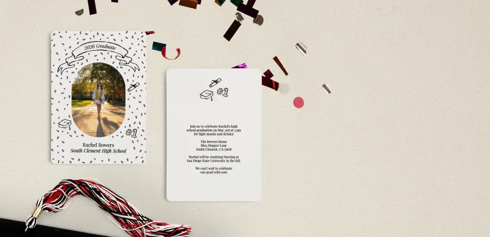 Grad Card Back