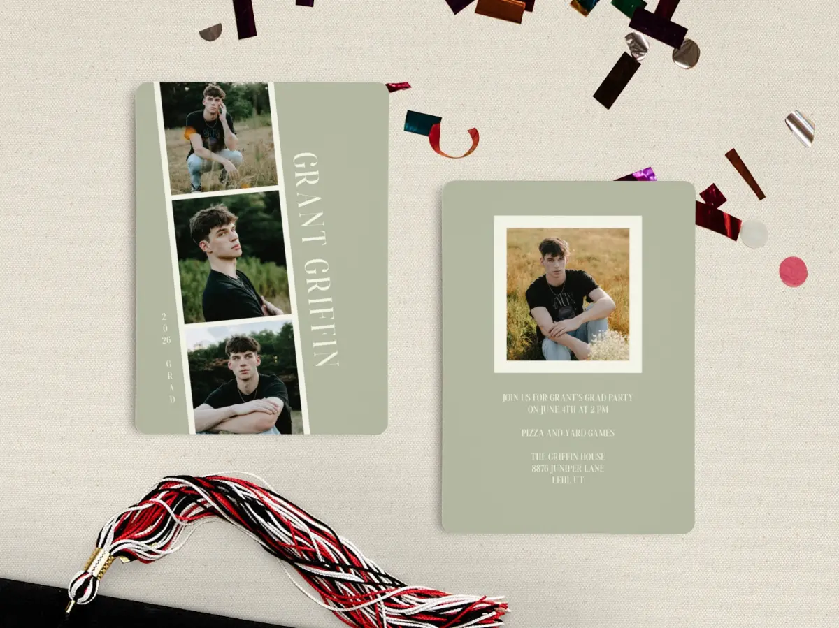 Grad Card Back