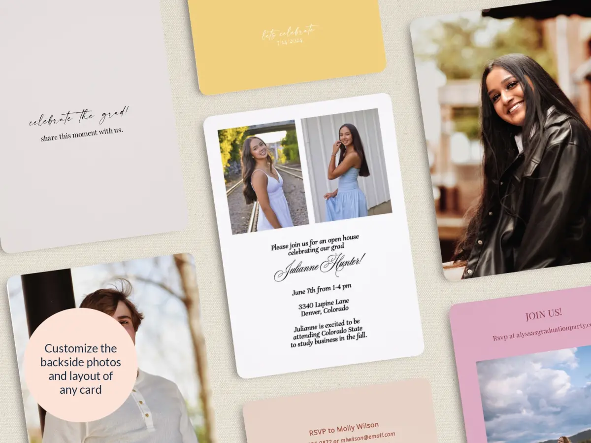 Grad Card Back