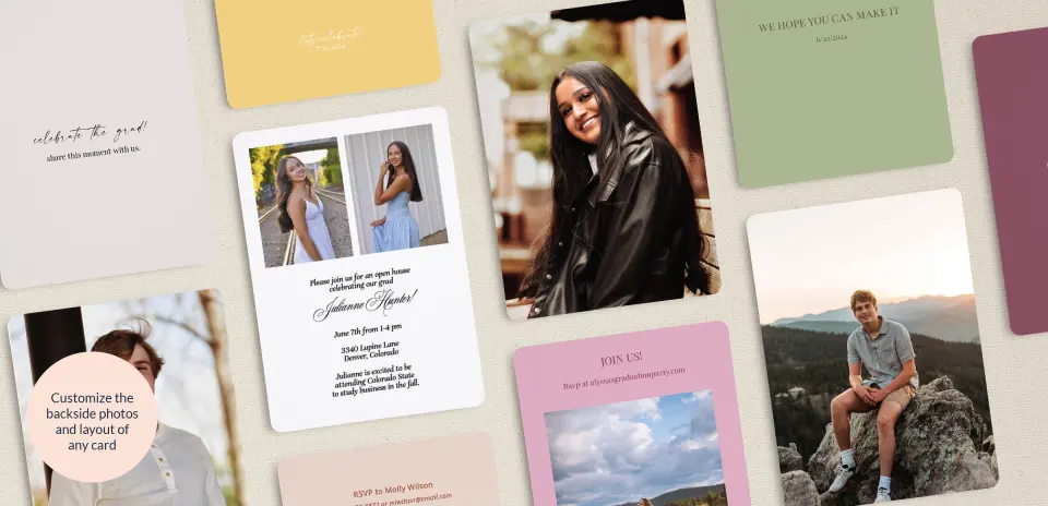 Grad Card Back