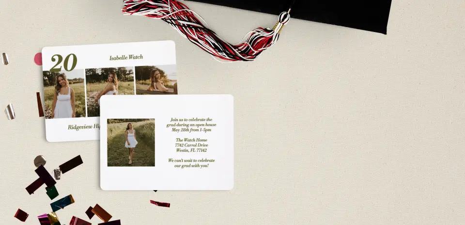 Grad Card Back