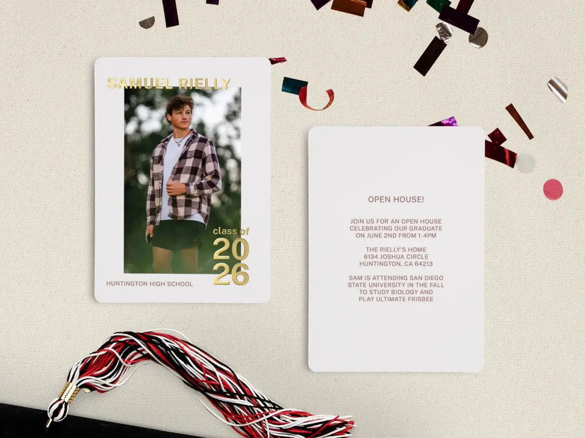 Grad Card Back
