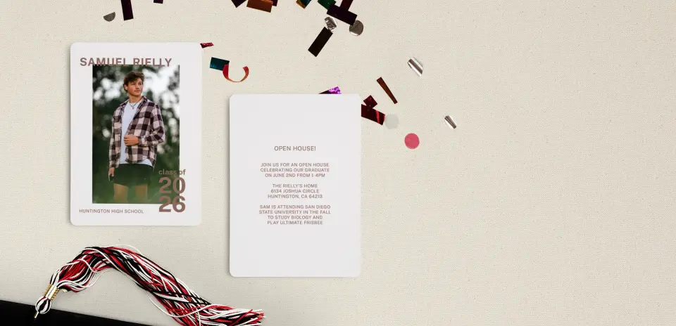Grad Card Back