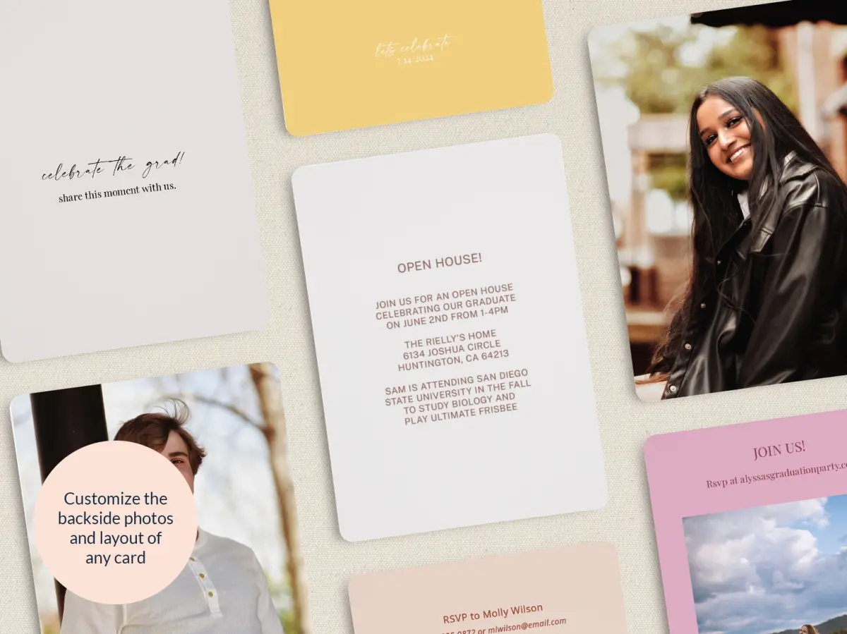 Grad Card Back