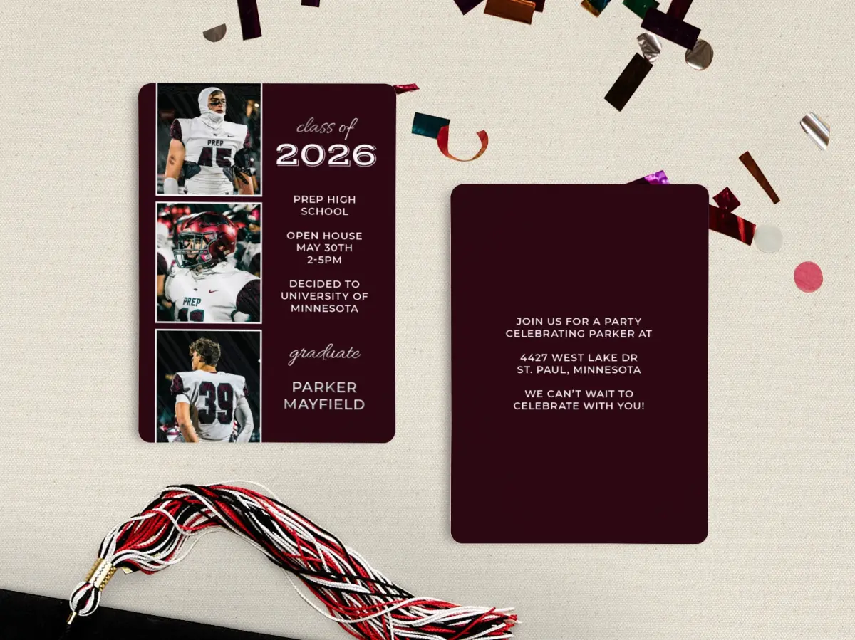 Grad Card Back