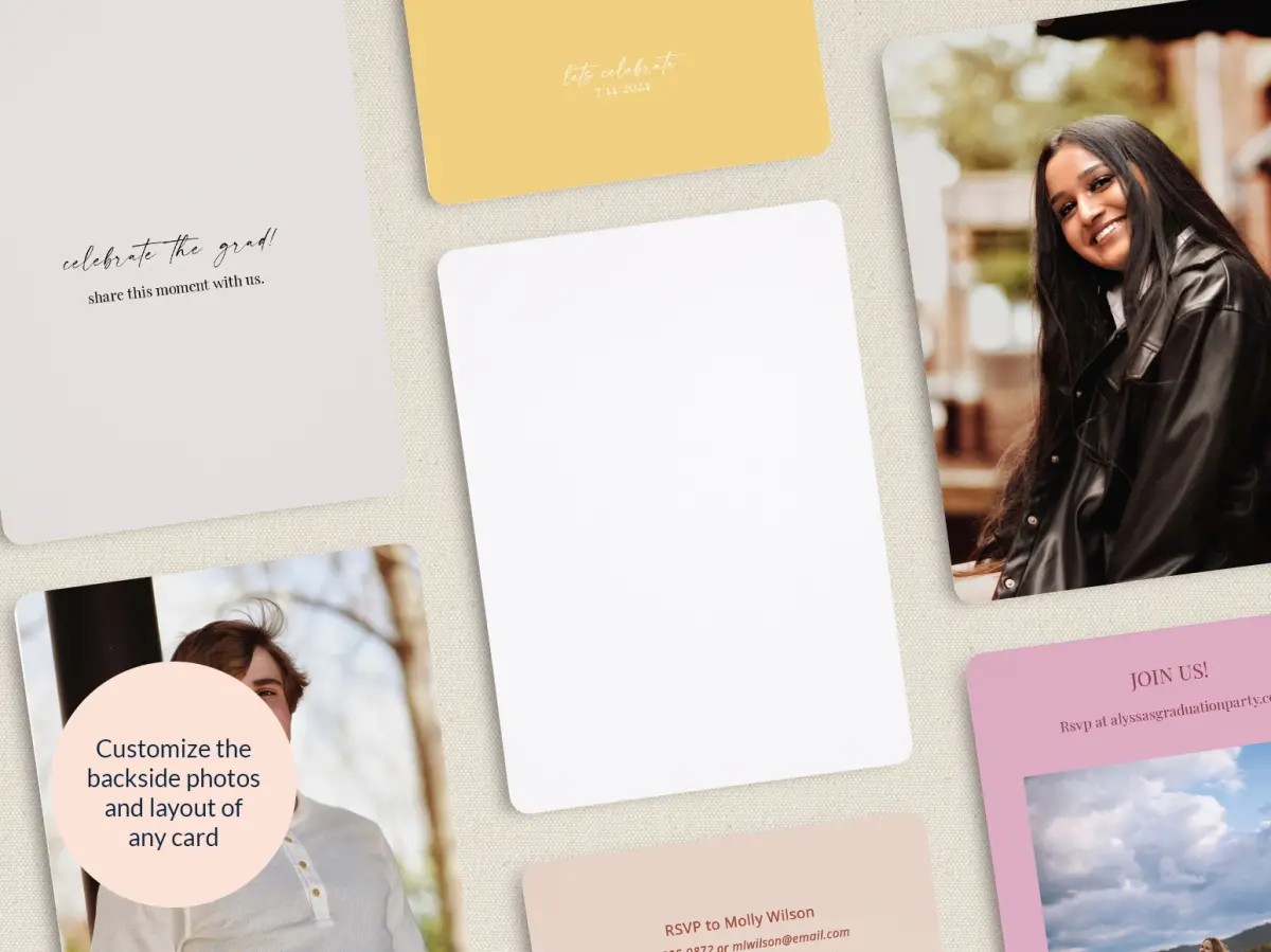 Grad Card Back