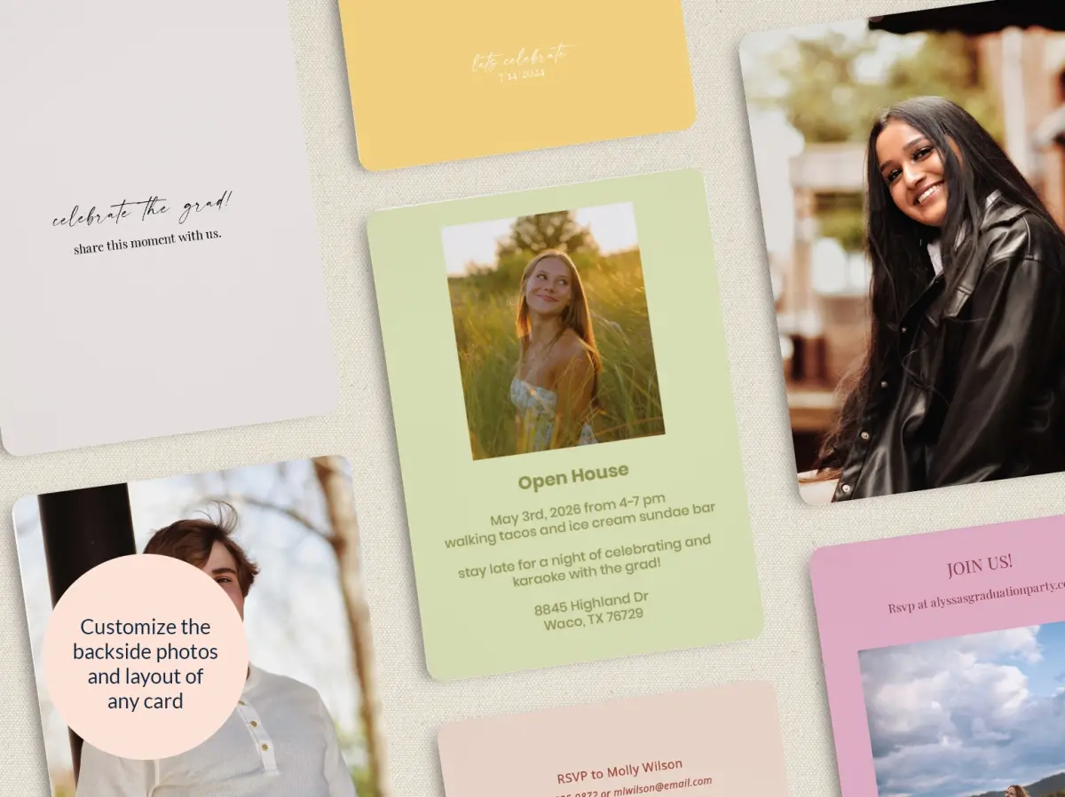 Grad Card Back