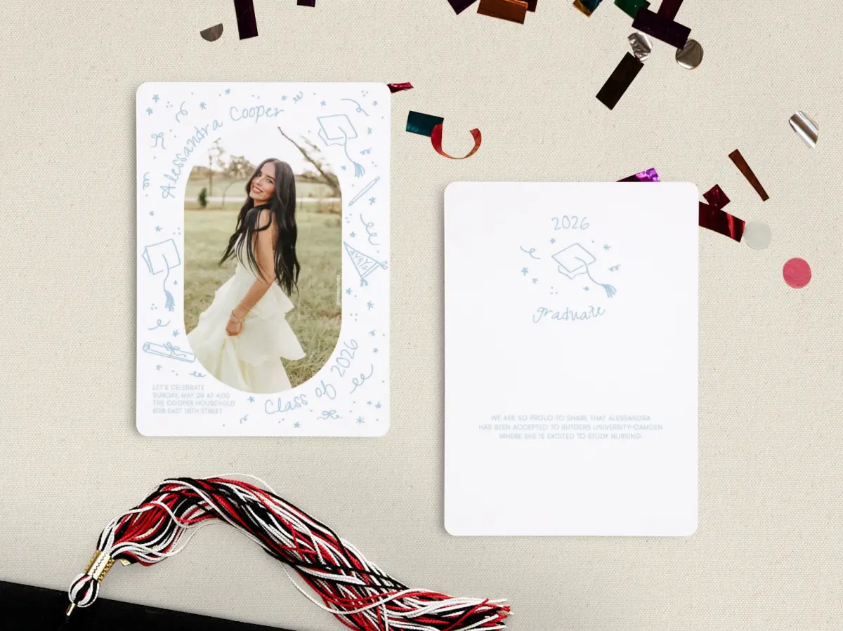 Grad Card Back