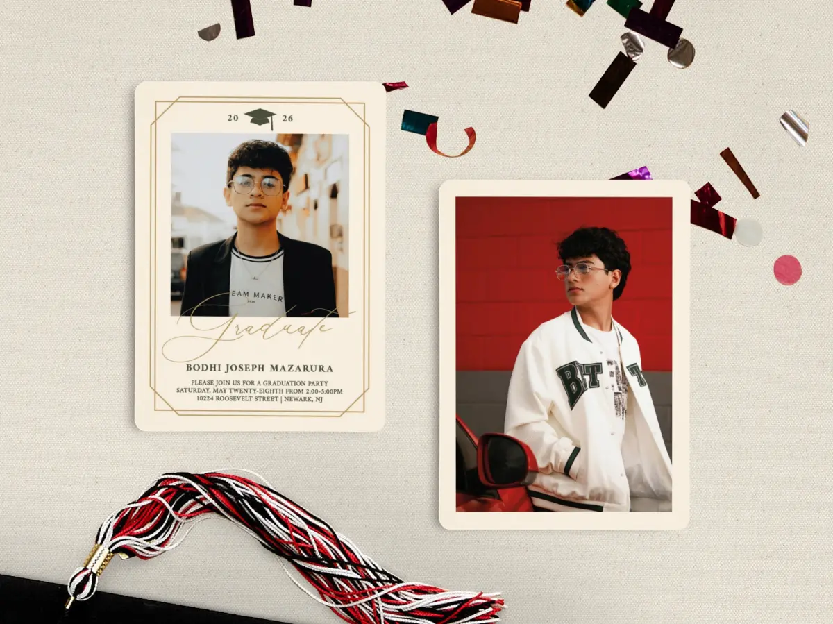 Grad Card Back