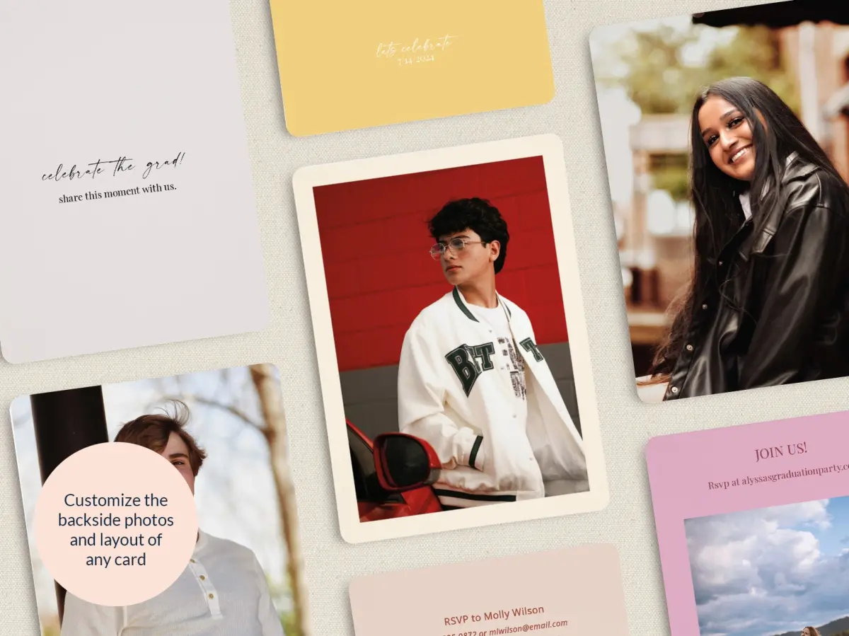 Grad Card Back