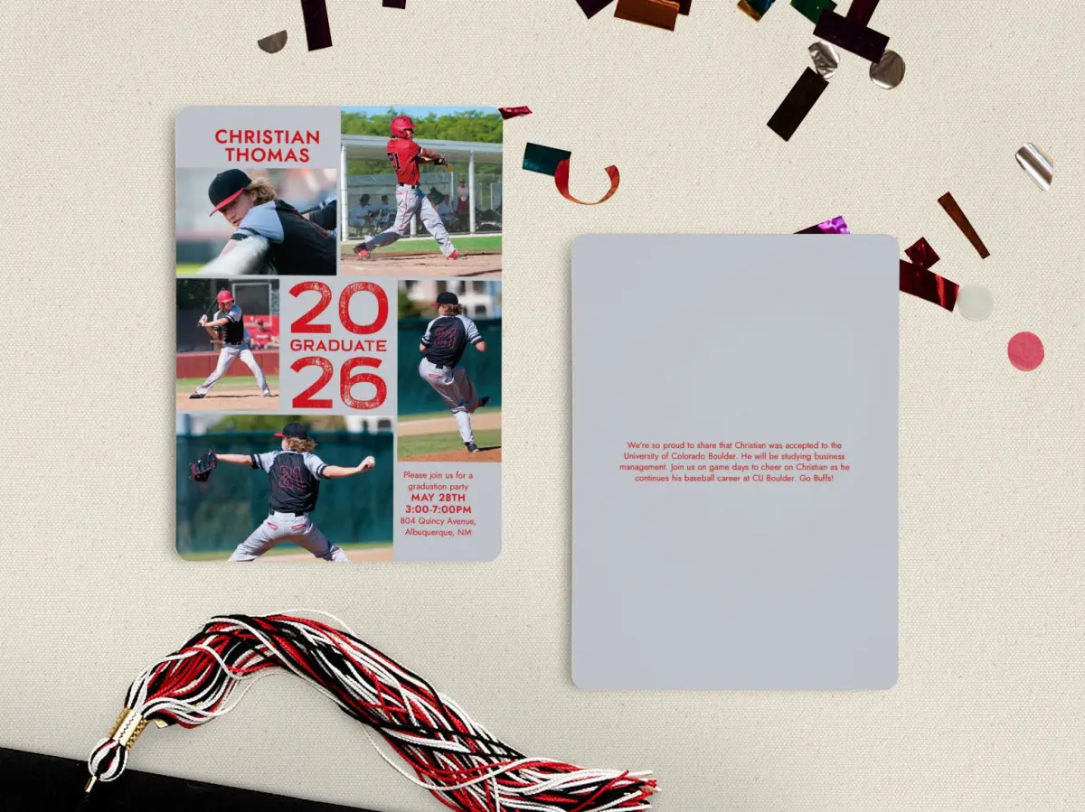 Grad Card Back