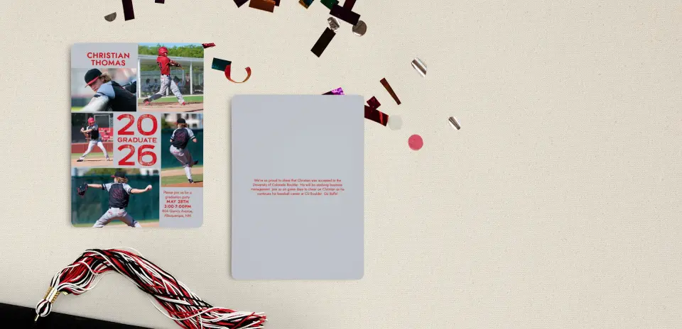 Grad Card Back