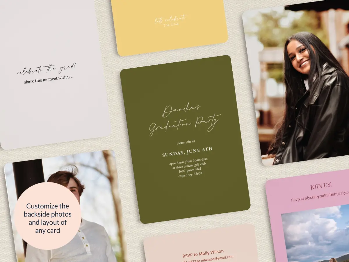 Grad Card Back