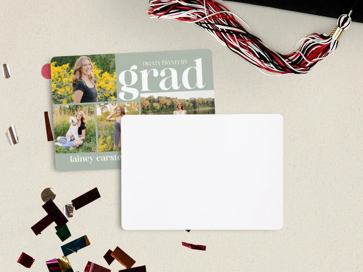 Grad Card Back