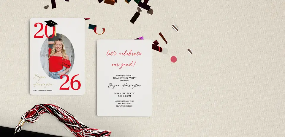 Grad Card Back