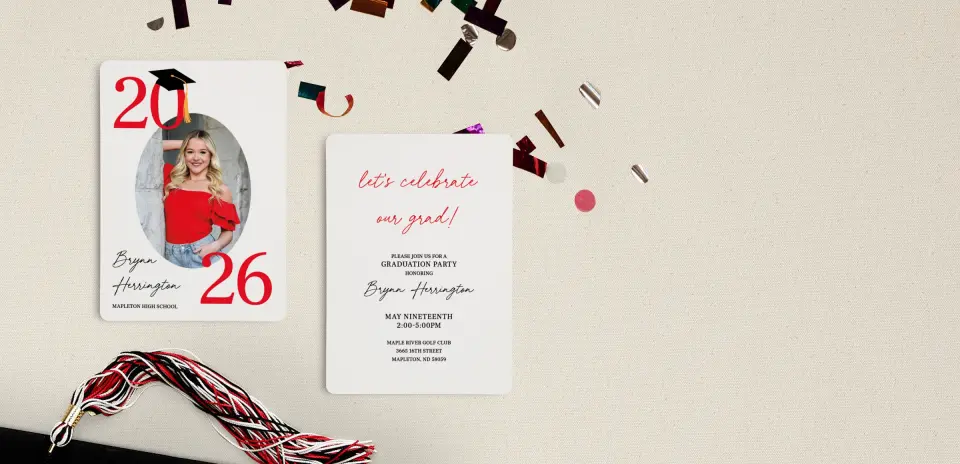 Grad Card Back