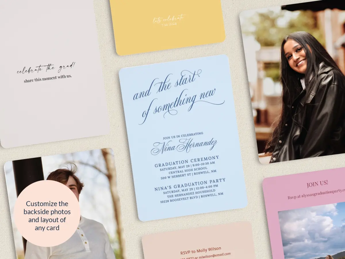 Grad Card Back