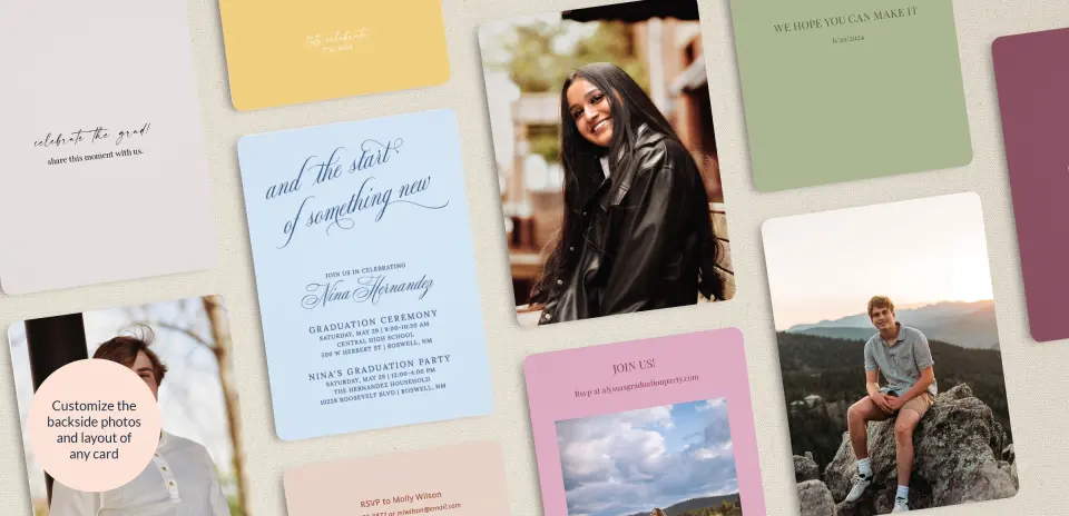Grad Card Back