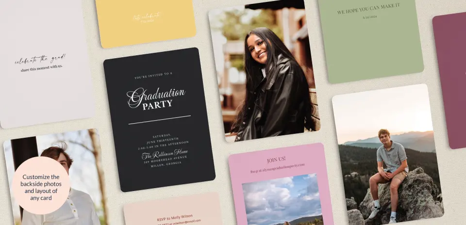Grad Card Back
