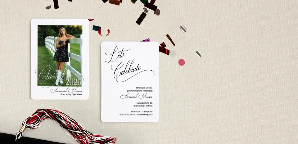 Grad Card Back