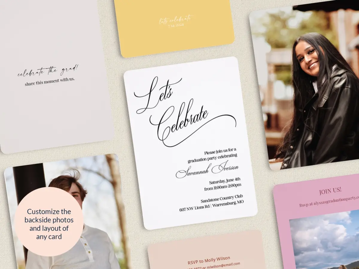Grad Card Back