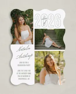 Graduation Announcement Card Design