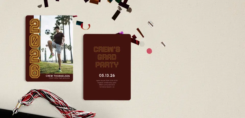 Grad Card Back