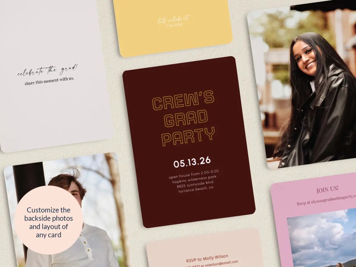 Grad Card Back