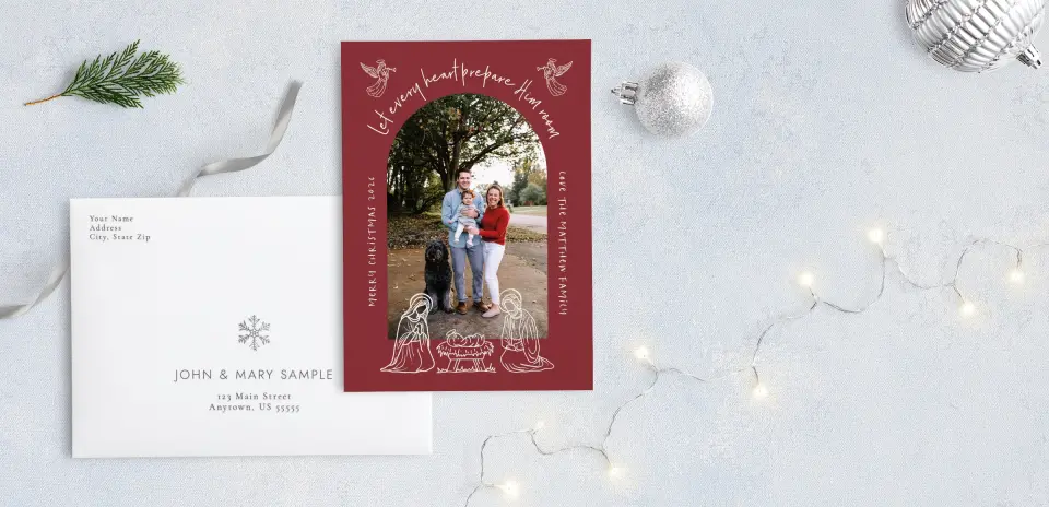 Front with Envelope Design
