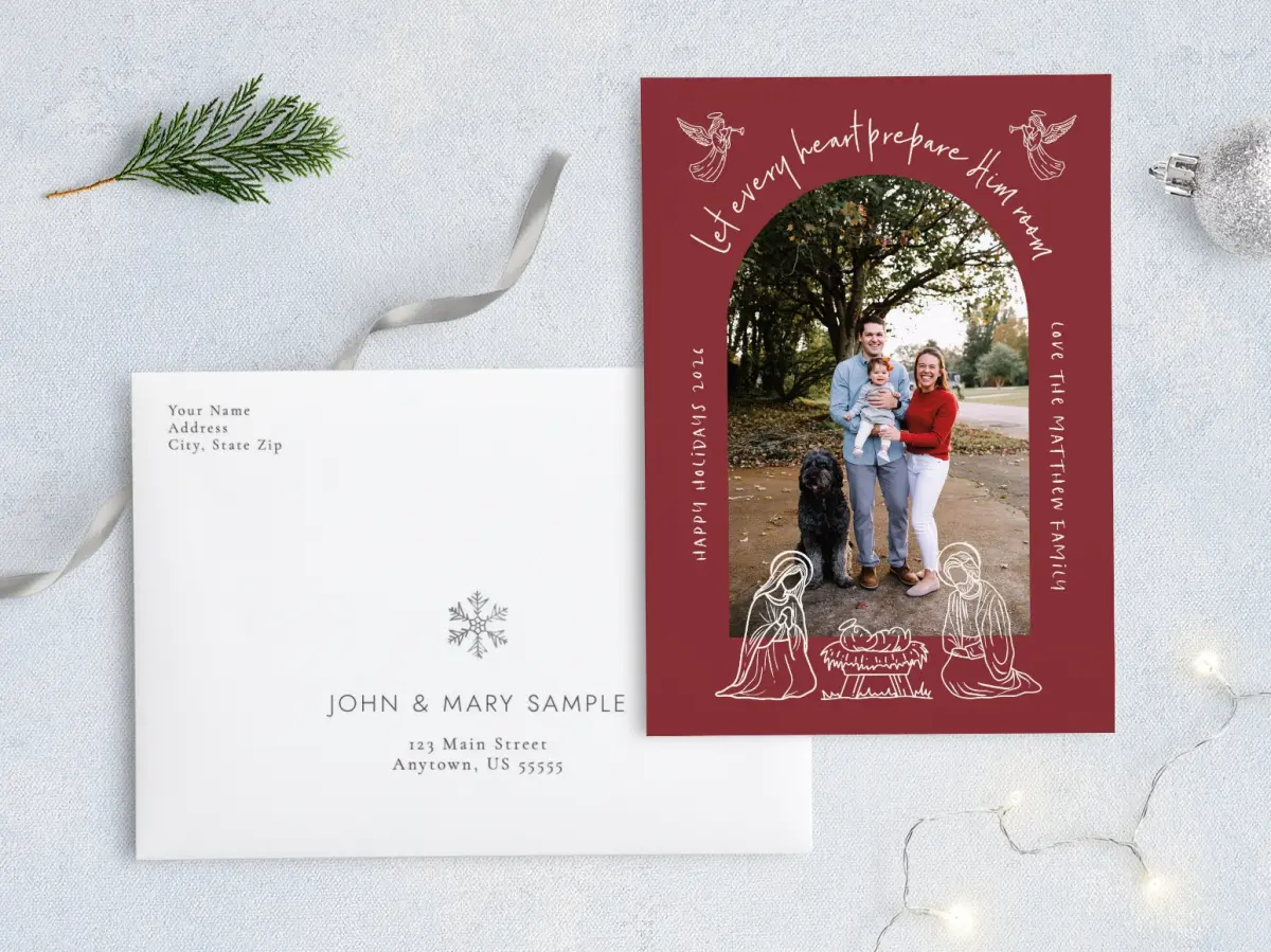 Front with Envelope Design