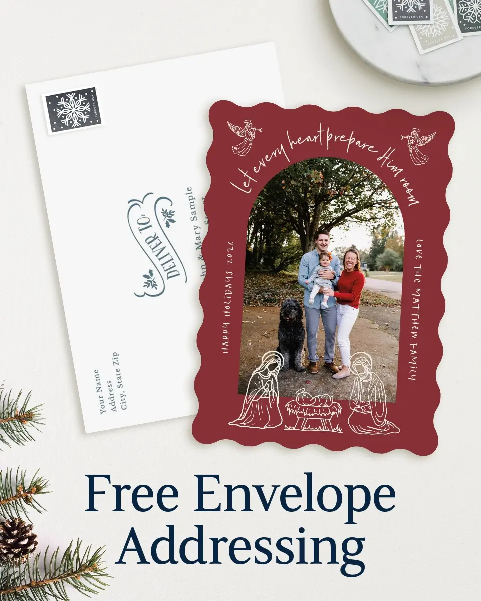 Wavy Christmas Cards