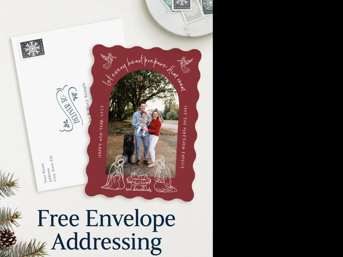 Wavy Christmas Cards