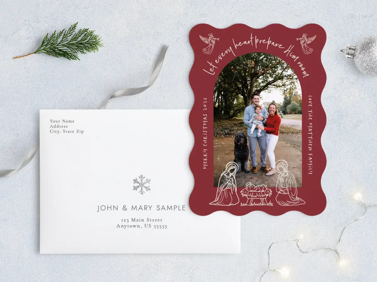 Front with Envelope Design