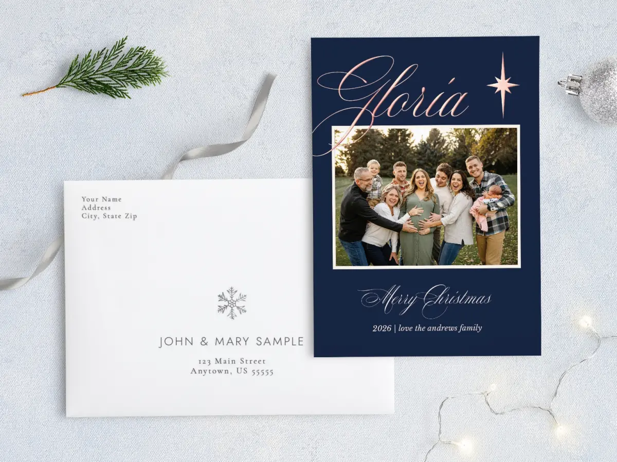 Front with Envelope Design