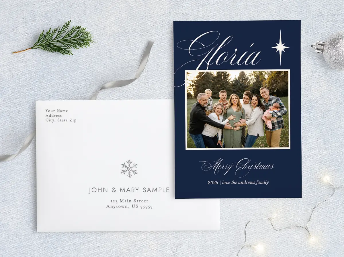 Front with Envelope Design