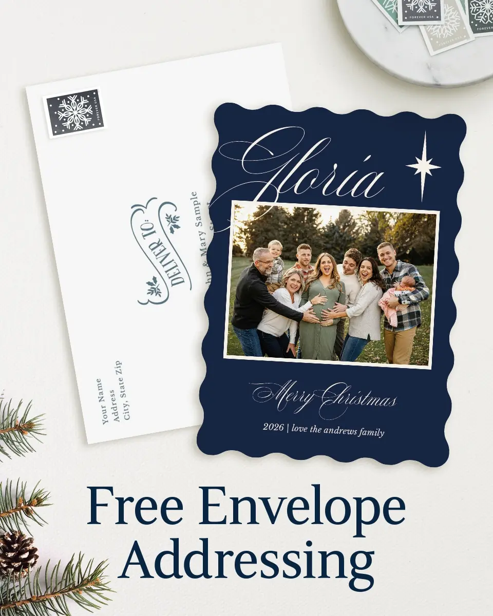 Wavy Christmas Cards