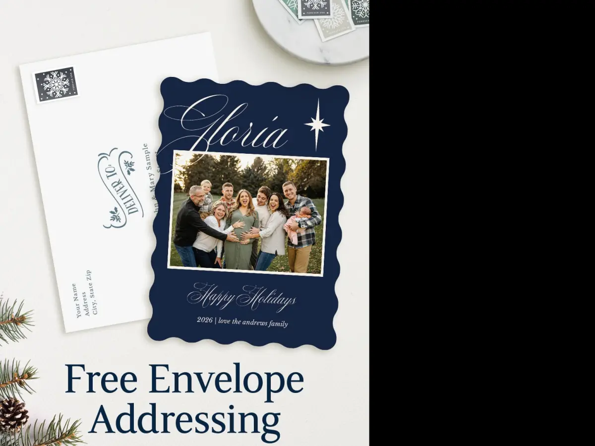 Wavy Christmas Cards