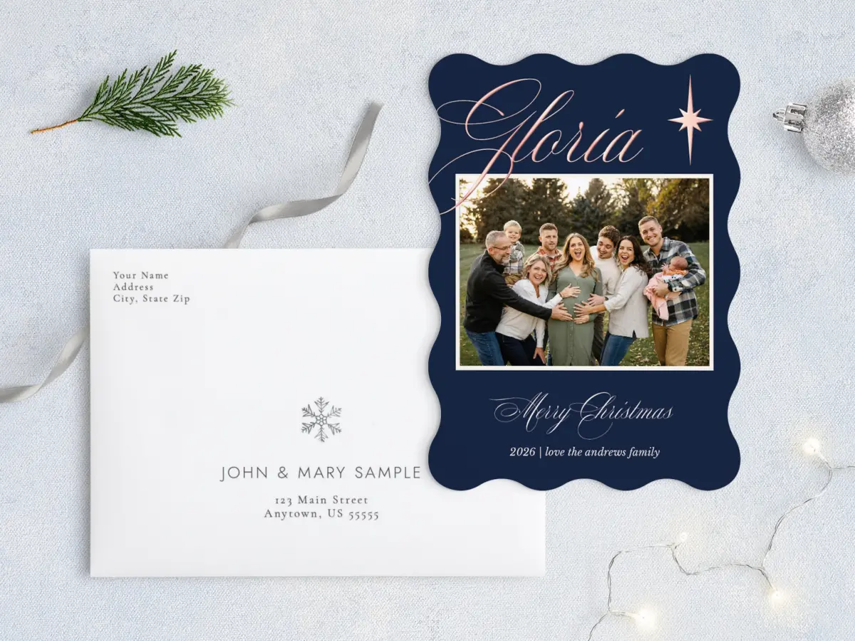 Front with Envelope Design