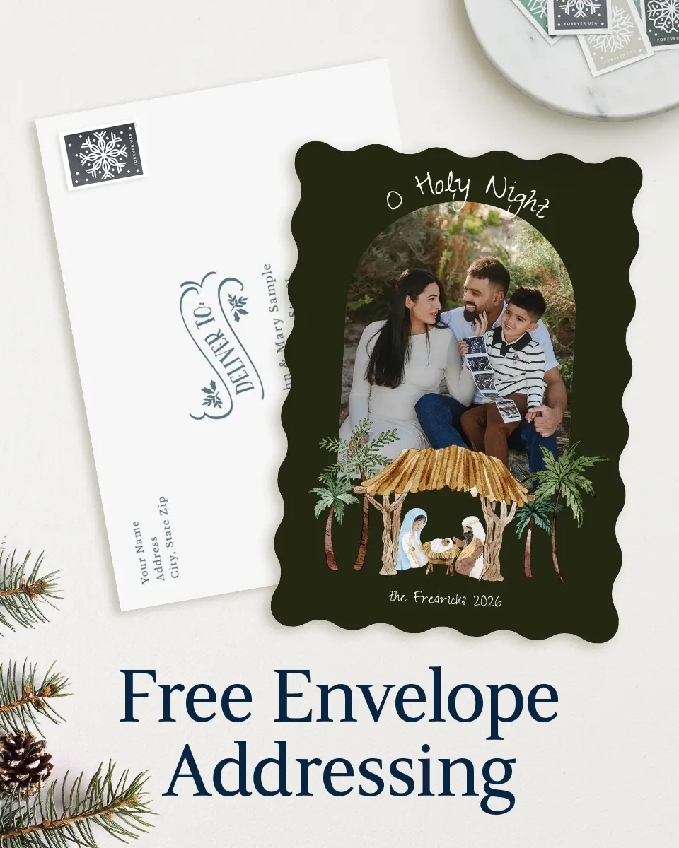 Wavy Christmas Cards