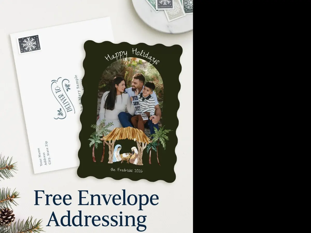 Wavy Christmas Cards