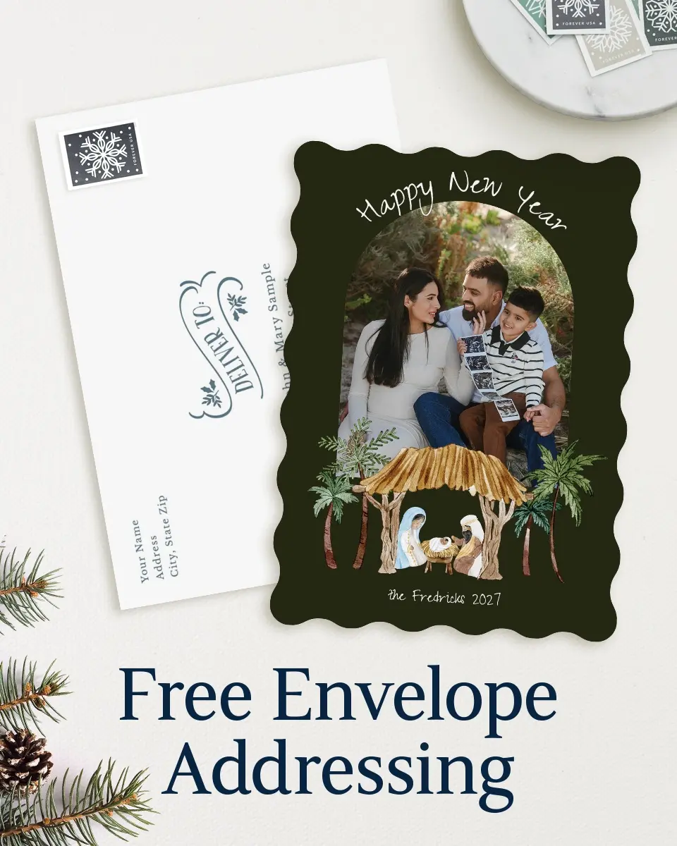 Wavy Christmas Cards