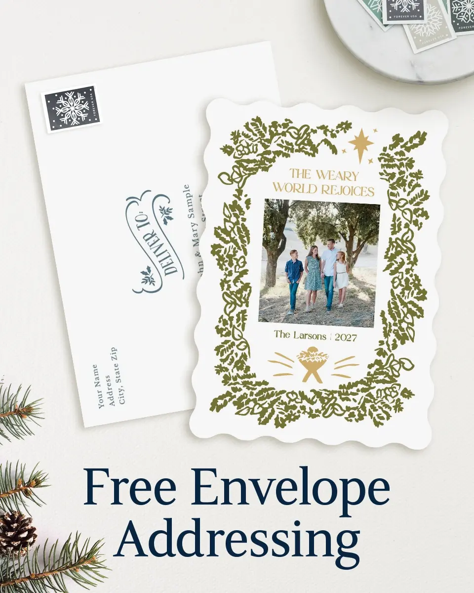 Wavy Christmas Cards
