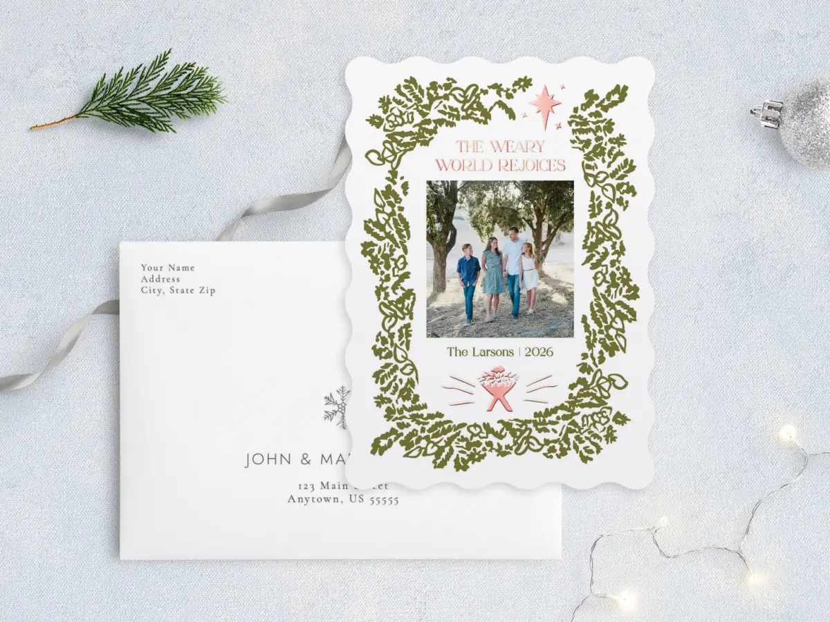Front with Envelope Design