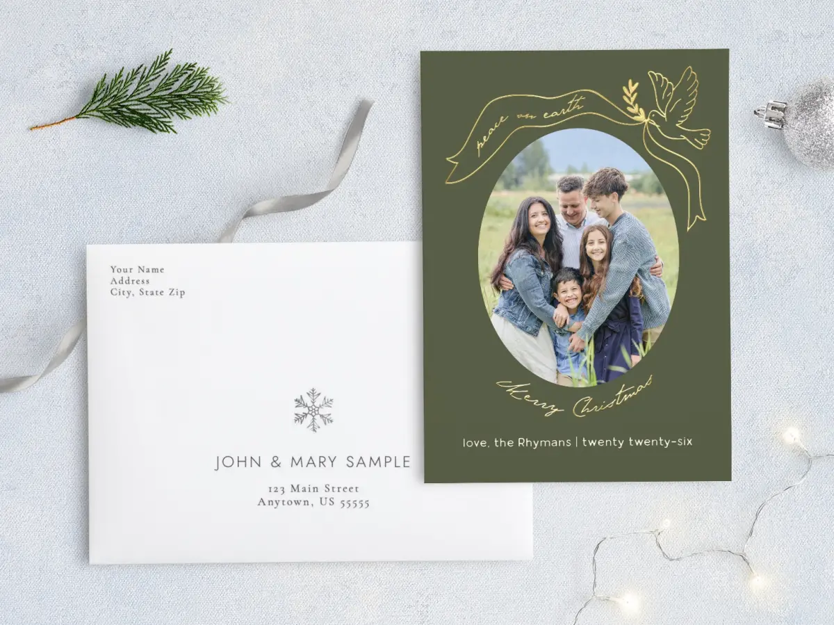 Front with Envelope Design