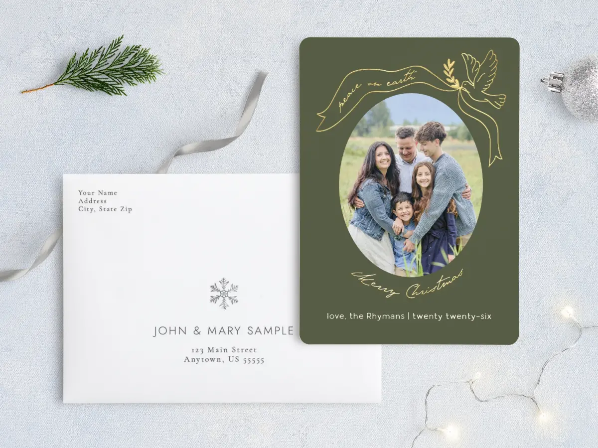 Front with Envelope Design