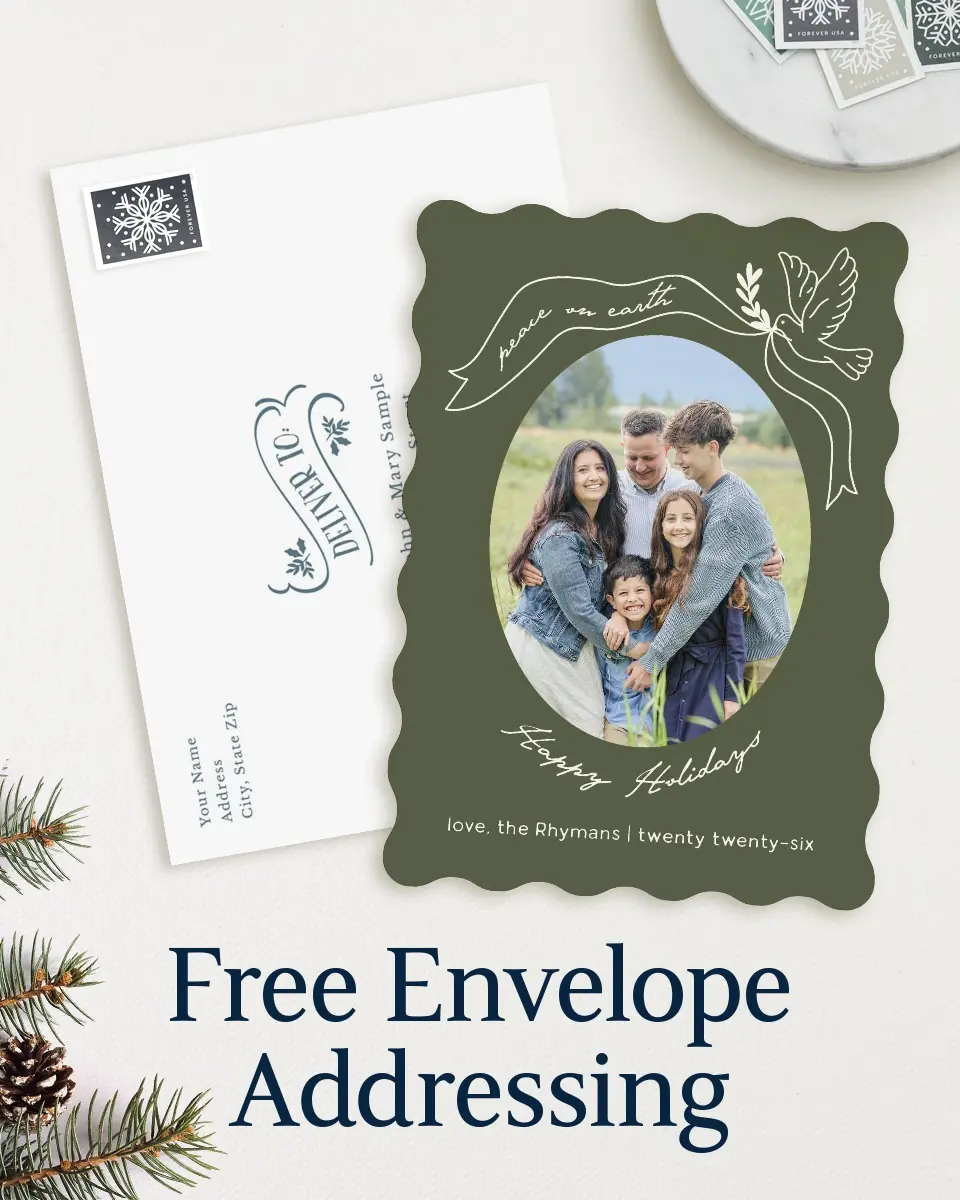 Wavy Christmas Cards