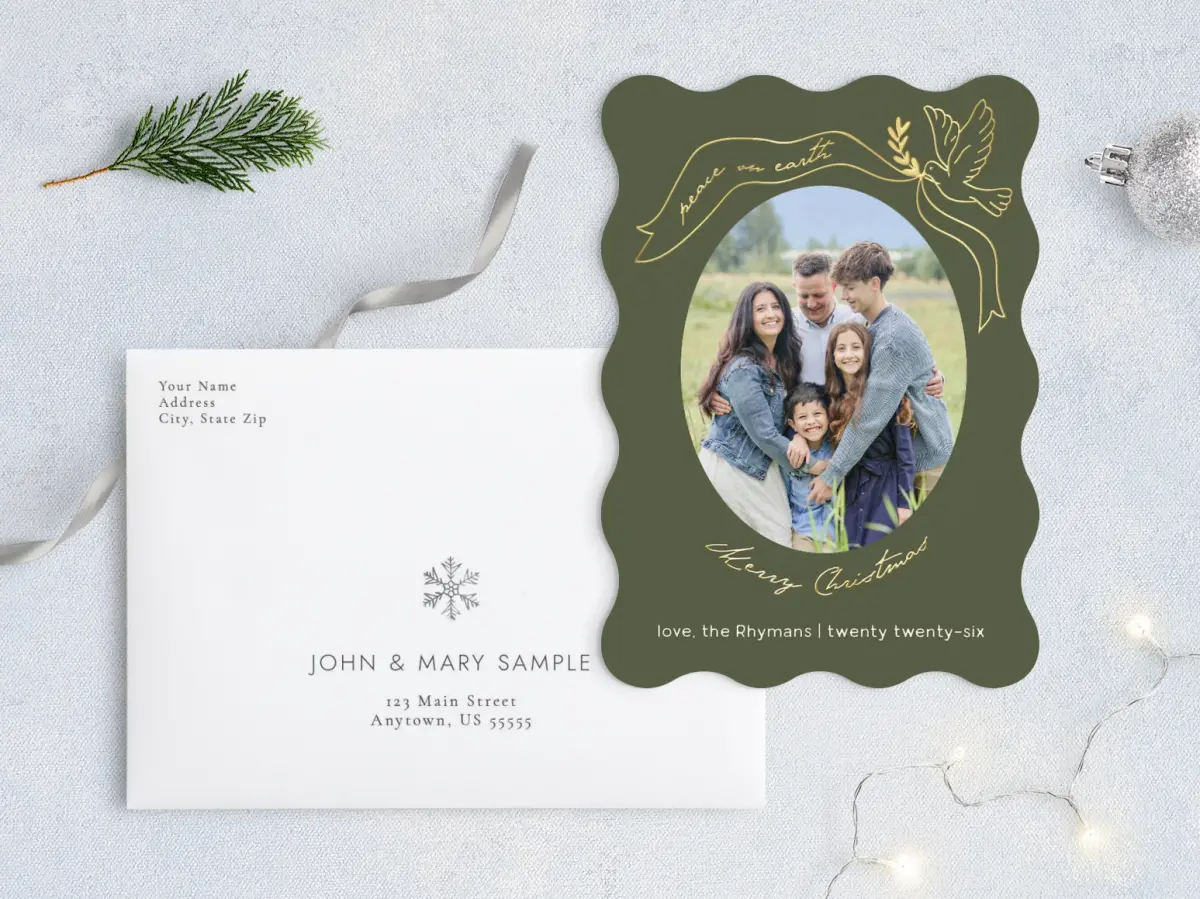 Front with Envelope Design
