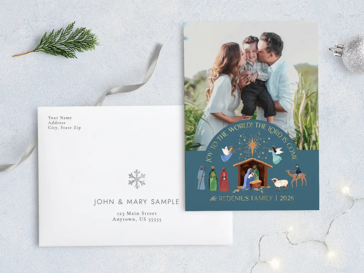 Front with Envelope Design